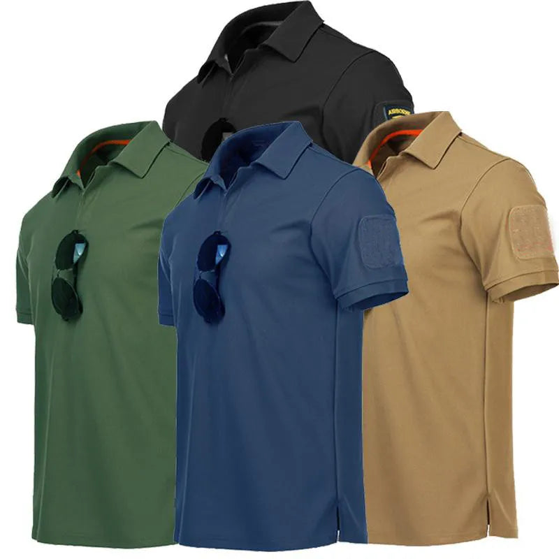 Men's Quick-Dry Tactical T-Shirt – Outdoor Hiking Tee
